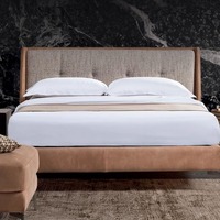 Parure de lit d'hôtel quatre pièces en fibres synthétiques brossées, qualité supérieure, draps doux lavés, housses de couette, linge de lit partagé