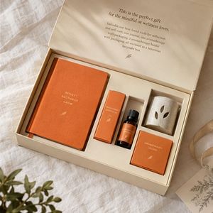 Set Regalo Personalizzato OEM ODM di Lusso per Aromaterapia <span class=keywords><strong>con</strong></span> Scatola Portaoggetti e Supporto per Riflessione Consapevole - Product Image 2
