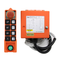 Télécommande radio SAGA L10 220 Volts 315/433 MHz pour grue