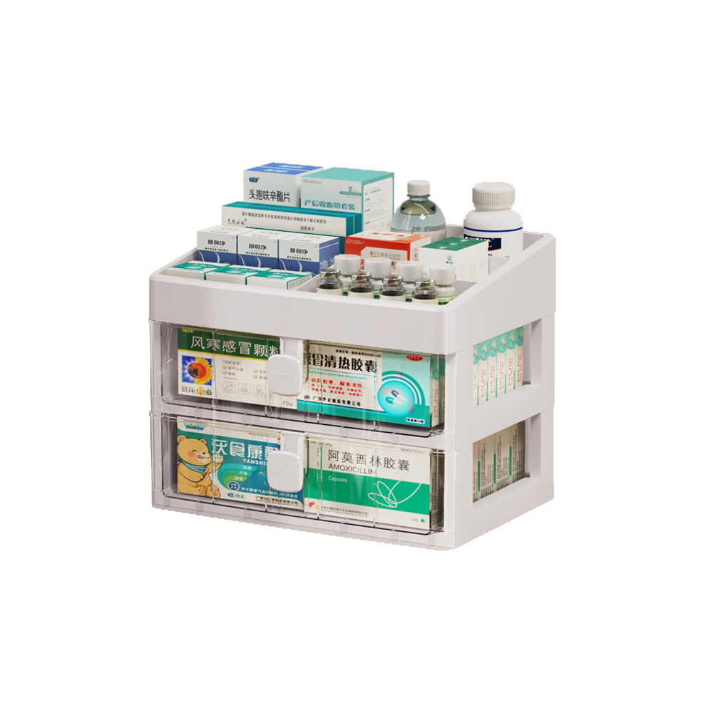 2 layer M 23.5*16.5*18.7cm White
