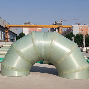 Coude FRP pour l'accessoire résistant chimique de canalisation de GRP d'industrie textile - Product Image 2