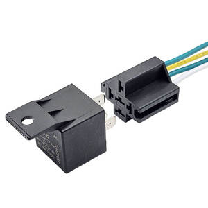 Waterproof Car Relay <b>12V</b> 30A 5Pin DC Relay Practical Auto <b>Socket</b> with Starter Black Relay - Product Image 1