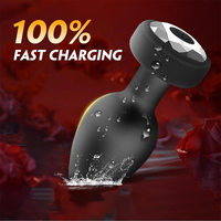 Jouets et jeux sexuels pour adultes, hommes et femmes, télécommande 10 fréquences de vibration, petit plug anal pour massage de la prostate féminine