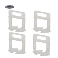 100 pièces de clips d'espacement en plastique de 1.5mm, Clips de nivellement de carreaux, système de nivellement de carreaux