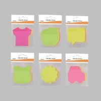 Blocs-notes adhésifs découpés en forme de cœur, étoile, animal, papillon – Vente en gros pour récompenses scolaires