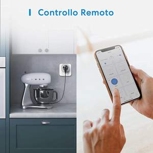 Enchufe Inteligente Wi-Fi Homcloud 10A, Enchufe Italiano Universal de Plástico, Sistema Tuya - Product Image 3