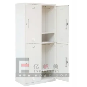 High Quality Steel Filing Cabinet Wardrobe Cupboard with 2 Middle Drawers