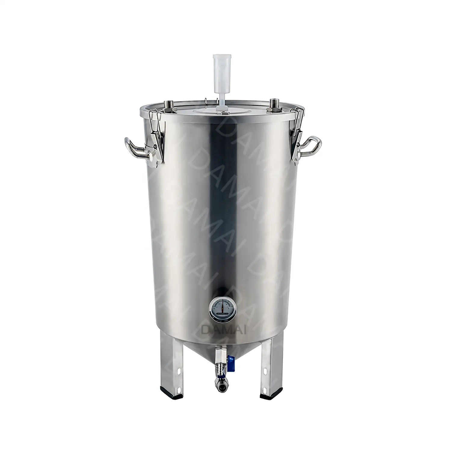 30L SUS 304 konik bira fermantasyon tankı bira Fermenter şarap yapma makinesi fermentasyon ekipmanları