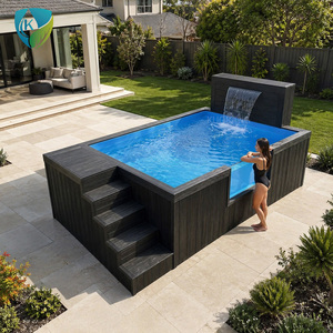 <span class=keywords><strong>Piscine</strong></span> hors sol en fibre de verre pour hôtel, complexe hôtelier, jardin, villa, projet commercial extérieur - Product Image 2