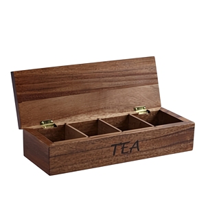 Custom Handmade Foldable Wooden <b>Tea</b> <b>Box</b> Organizer for Home Kitchen Storage Eco-Friendly <b>Tea</b> Chest with Multiple Compartments - Product Image 1