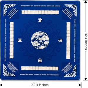 厂家直销豪华现代防水麻将垫，缝合边缘，耐用环保，易清洁，麻将桌垫 - Product Image 6