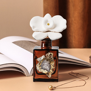 Difusor de Aromas Heshes Crystal Geode, Cristal, Aromaterapia, Aceite Esencial, Ambientador para el Hogar, Decoración, Regalo, Todas las Temporadas, 120-180 Días - Product Image 1