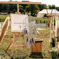 Hot Creative Ins Dreamcatcher Feather-hanger, windgong hangend ornament, Valentijnscadeau Grensoverschrijdende groothandel