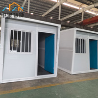 Conteneur pliable en acier économique pour l'extérieur, tente pliante, maison pour le stockage