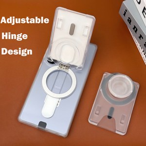 Từ Ví Đứng Tương Thích Cho Samsung S24 S25 Siêu Loạt Góc Điều Chỉnh Chân Đế Giữ <span class=keywords><strong>3</strong></span> Thẻ Điện Thoại Di Động Chủ - Product Image 2