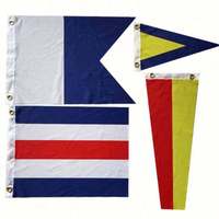 Banderín con Logotipo Personalizado, Código Internacional de Barcos, Yates, Símbolos de Señales Náuticas Marítimas