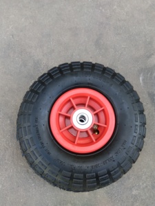 新しい260mm空気圧ハンドトラックホイールPPリム付きレストランおよびホテル交通 - Product Image 6