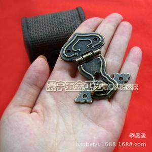 Bisagra de aleación de zinc estilo antiguo de 6.3cm x 4.8cm, diseño tradicional para cajas de madera y muebles - Product Image 2