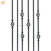 Style Simple En Gros Meilleure Qualité Creux Escalier Rond Balcon En Fer Forgé Balustrades Main Courante pour Intérieur