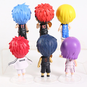Ensemble de figurines d'anime 6 pièces/ensemble, figurine de basket-ball de Kuroko, figurines en PVC de Kuroko Tetsuya - Product Image 5