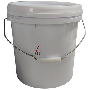<span class=keywords><strong>Seau</strong></span> en plastique de 20 litres avec joint antigel Usine de vente en gros <span class=keywords><strong>Seau</strong></span> à peinture solide blanche Étanchéité murale Huile lubrifiante Usage alimentaire - Product Image 5