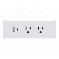 Multiprise de bureau OEM américaine avec ports USB, protection contre les surtensions, 125V 15A, prise USA