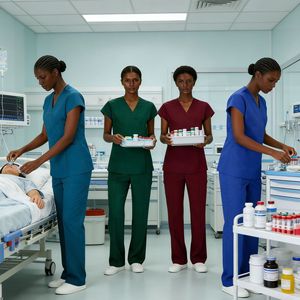 V-neck Unisex Scrub Set Moisture Wicking Split Uniform Hospital Wear Azure Dark Green Burgundy Royal Blue - Product Image 3