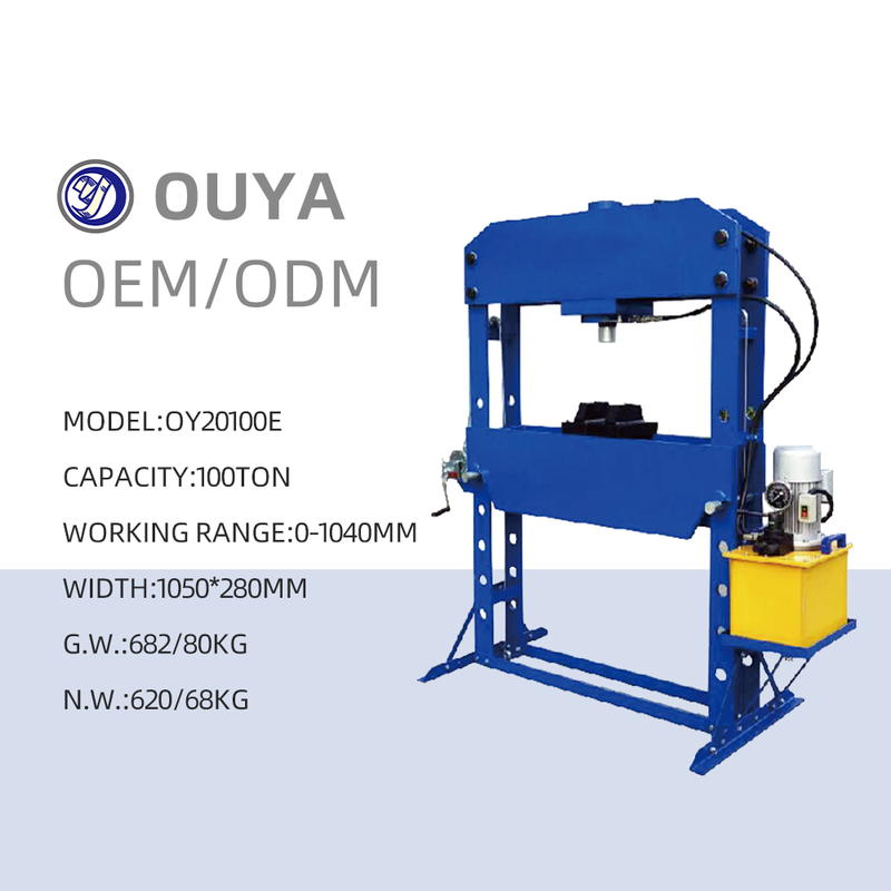 CE Certified 100ton Electric Hydraulic Shop
