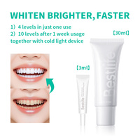 Uso en el hogar Logotipo privado Ce PAP sin peróxido 3ml Gel blanqueador Dental Kits de recambios de blanqueamiento