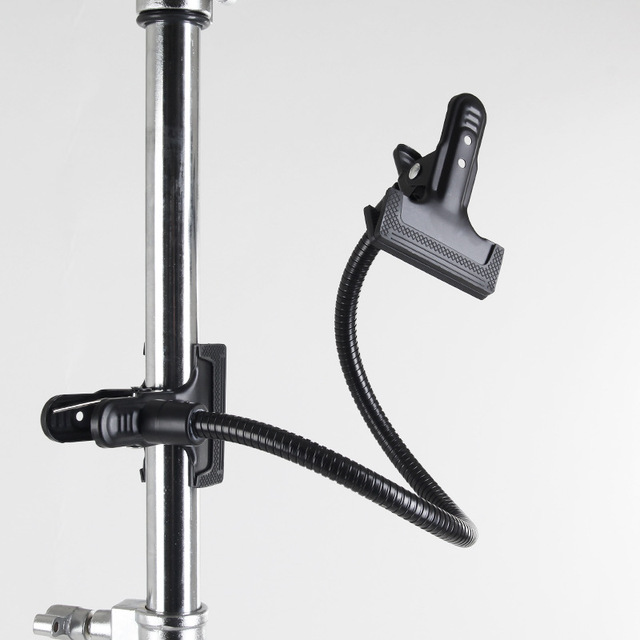 50cm Flexible Magic Arm with 2 Strong Iron Background Holder Clamp (C-Type) Portable & Adjustable Camera Photo Studio