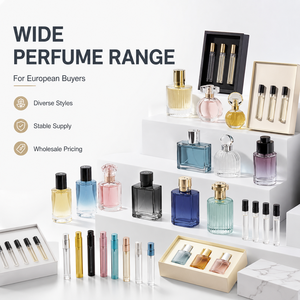 Perfume Floral de Larga Duración GDGF de Alta Calidad, Ecológico, de Lujo, con Diseño Simple Rectangular, en Envase de Vidrio de 30ml, 50ml y 100ml, con Tapa Dorada en Spray - Product Image 1