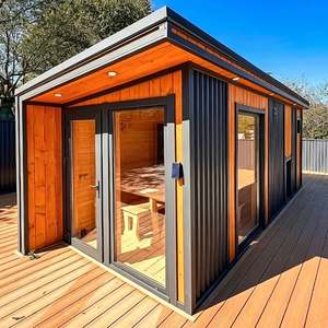 Sauna extérieur moderne à économie d'énergie avec isolation en aluminium à 15 %, sauna en cèdre rouge pour villa haut de gamme, jardin, spa - Product Image 1