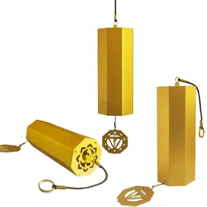 Mejor vendedor Hokema <span class=keywords><strong>Shanti</strong></span> Carillon <span class=keywords><strong>OM</strong></span> Yoga meditación sonido curación musical campanas de viento handbels para meditación yoga - Product Image 2