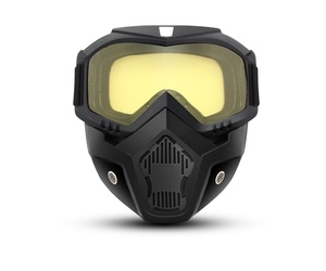 <span class=keywords><strong>Masque</strong></span> de Moto Rétro Style <span class=keywords><strong>Harley</strong></span> avec Lunettes de Conduite, <span class=keywords><strong>Masque</strong></span> <span class=keywords><strong>Harley</strong></span> Pare-brise pour Véhicule Tout-terrain et Casque de Sport - Product Image 6