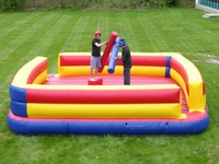 Jeu de bâtons gonflables en mousse de gladiateur de location, jeux de défi d'arène de gladiateur gonflable