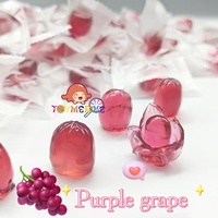Sweet Fruit Flavored Peelable Gummy Candy Mango Peach Grape Taste Packaged in Bag Ingredients Are Sugar