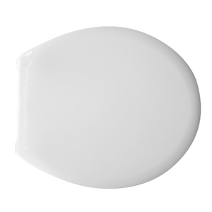 Siège de toilette thermodurcissable Mod D054 Forme 1 Blanc 48 cm de longueur 39 cm de largeur - Product Image 1