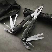 Outil de camping multifonctionnel, pinces, couteau pliant en acier 2CR13, outil de survie EDC, outil de poche pour le camping, la randonnée, la pêche