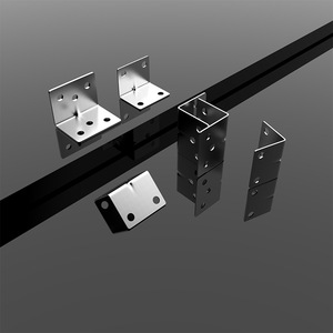 ขายึดรูปตัว L สแตนเลส 90 องศา ตัวเชื่อมต่อเฟอร์นิเจอร์แบบหนา ทนทาน - Product Image 1