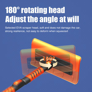 Pelle à neige pliable robuste, détachable et compatible avec les chariots, pour l'élimination professionnelle de la neige en hiver - Product Image 6