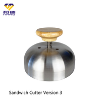 Machine à sandwichs moderne en acier inoxydable 304, écologique, taille personnalisable, pour petit-déjeuner, coupe-pain, moule à gâteau, outil pour enfants