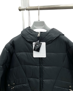 Veste à capuche multi-poches noire pour homme - Vente chaude - Manteau tactique d'hiver chaud pour l'extérieur, vêtement d'extérieur décontracté coupe-vent - Product Image 3