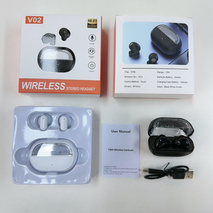 Écouteurs TWS V02 à faible latence, écouteurs sportifs, casque de jeu et de musique, Bluetooth 5.4, appels HD avec micro, écouteurs HiFi - Product Image 2
