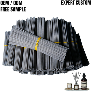 عيدان معطرة طبيعية من ألياف الخيزران، عيدان ناشرة للعطر بألوان مخصصة، عيدان عطرية سوداء - Product Image 1