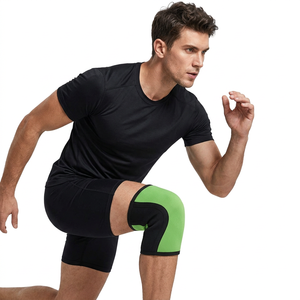 Wholesale Black 7mm Neoprene Breathable Knee Support Sleeves for Deadlifting Cross-Fit Powerlifting Body Building Advanced - Product Image 1