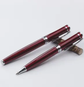 GemFully low MOQ office stationery wholesale eco friendly ball point pen heavy metal pen