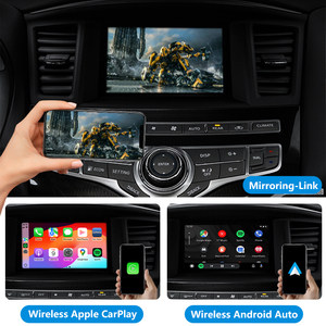 Wireless Android Auto Apple CarPlay Upgrade Module for Infiniti G37 G35 M35 M25 QX60 QX70 Q70 <strong>FX</strong> EX Car Multimedia <strong>Interface</strong> - Product Image 5