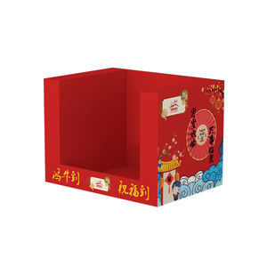 促销瓦楞纸板展示架糖果和食品的分层托盘支架 - Product Image 3