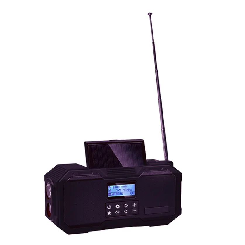 Dab + am/rádio fm para casa, alto-falante multiuso sem fio, bluetooth, wifi, cartão tf, dab + am fm, rádio digital, com carregador de bateria bússola para uso externo