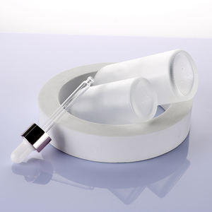 ODM OEM, venta al por mayor, 10ml, 15ml, 30ml, botella cuentagotas de vidrio esmerilado transparente, botella de suero de aceite esencial con tapa de oro rosa - Product Image 6